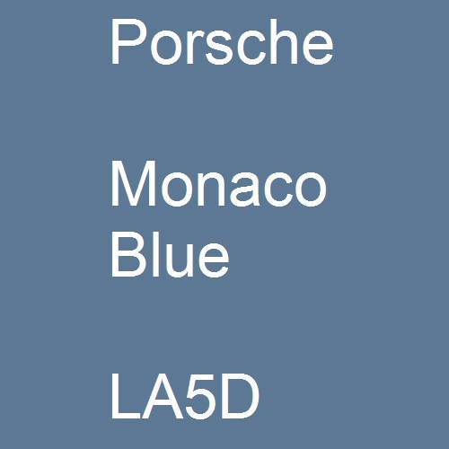 Porsche, Monaco Blue, LA5D.